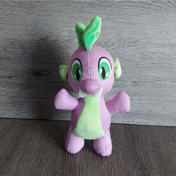 MLP Spike Dragon Plush Purple Green My Little Pony Stuffed Toy Factory - Picture 1 of 4